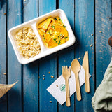 Menüschale Rohrzucker 1.000 ml, 23x14,5x5 cm - 500 Stk