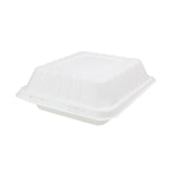 Schale mit Deckel Zuckerrohr 22x18,5x7 cm - 200 Stk