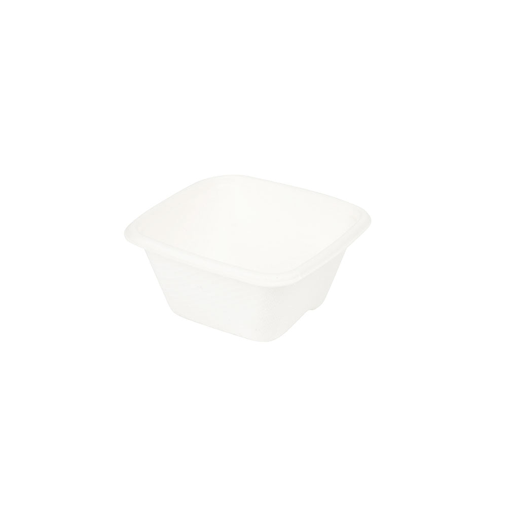Portionsbecher Zuckerrohr 100 ml, 80x80x37 mm - 1.200 Stk