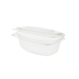 Deli bowls PLA 500 ml, hinged lid, rectangular (300 pieces) [GB