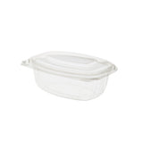 Deli-Schalen PLA 500 ml, Scharnierdeckel, rechteckig - 300 Stück