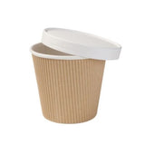 Gerippte Suppentasse Braun 500 ml Ø 116 mm - 500 Stück