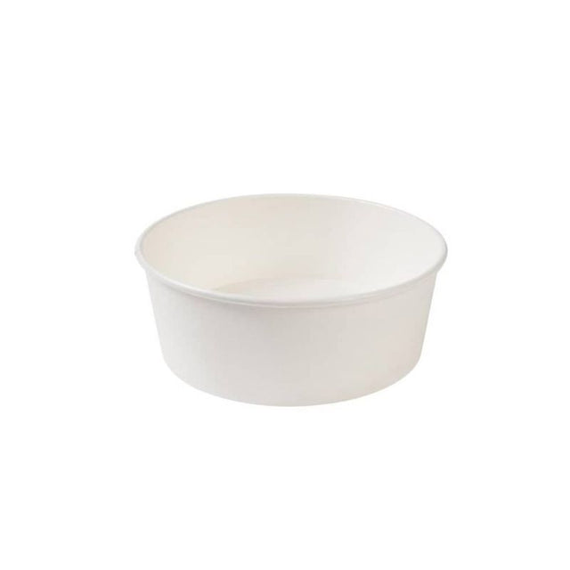 Round Bowls Cardboard White 1000 ml / Ø 185 mm (300 pieces) [GB