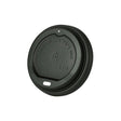 Lid CPLA Ø 90 mm Black Drinking hole 