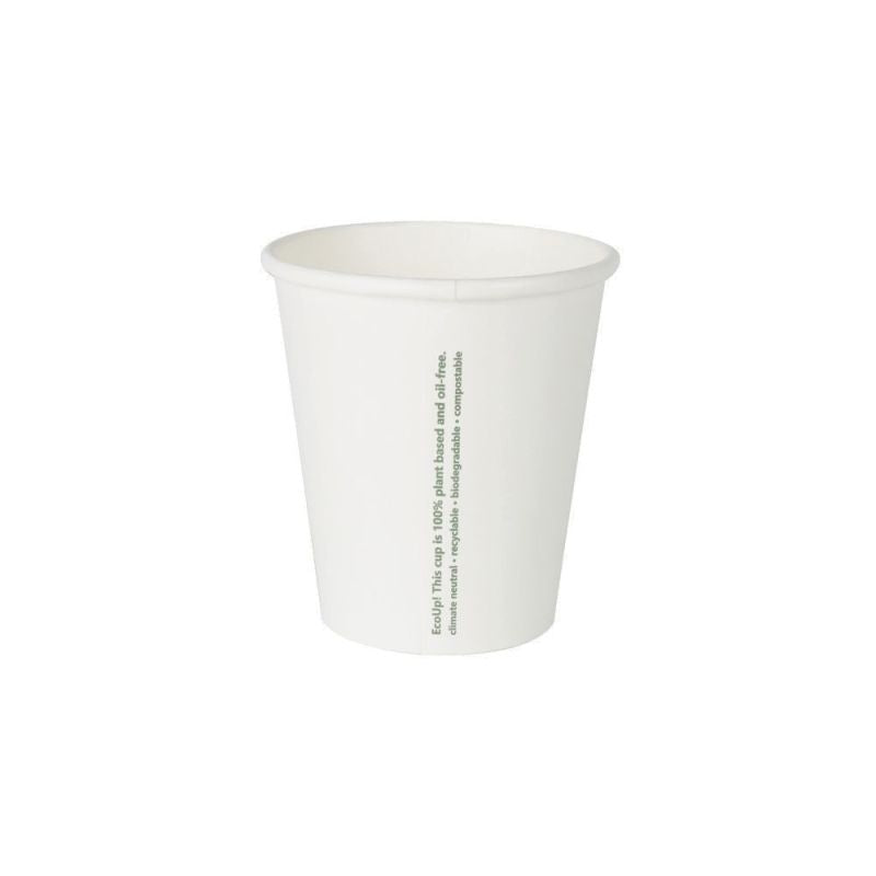 Becher Pappe 150 ml Ø 80 mm Weiß - 1.000 Stk