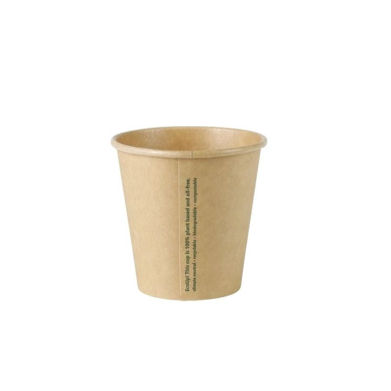 Becherkarton 150 ml Ø 80 mm Ungebleicht - 1.000 Stk