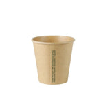Becherkarton 150 ml Ø 80 mm Ungebleicht - 1.000 Stk