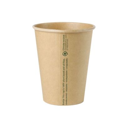 Becher Pappe 300 ml Ø 90 mm Ungebleicht - 1.000 Stk