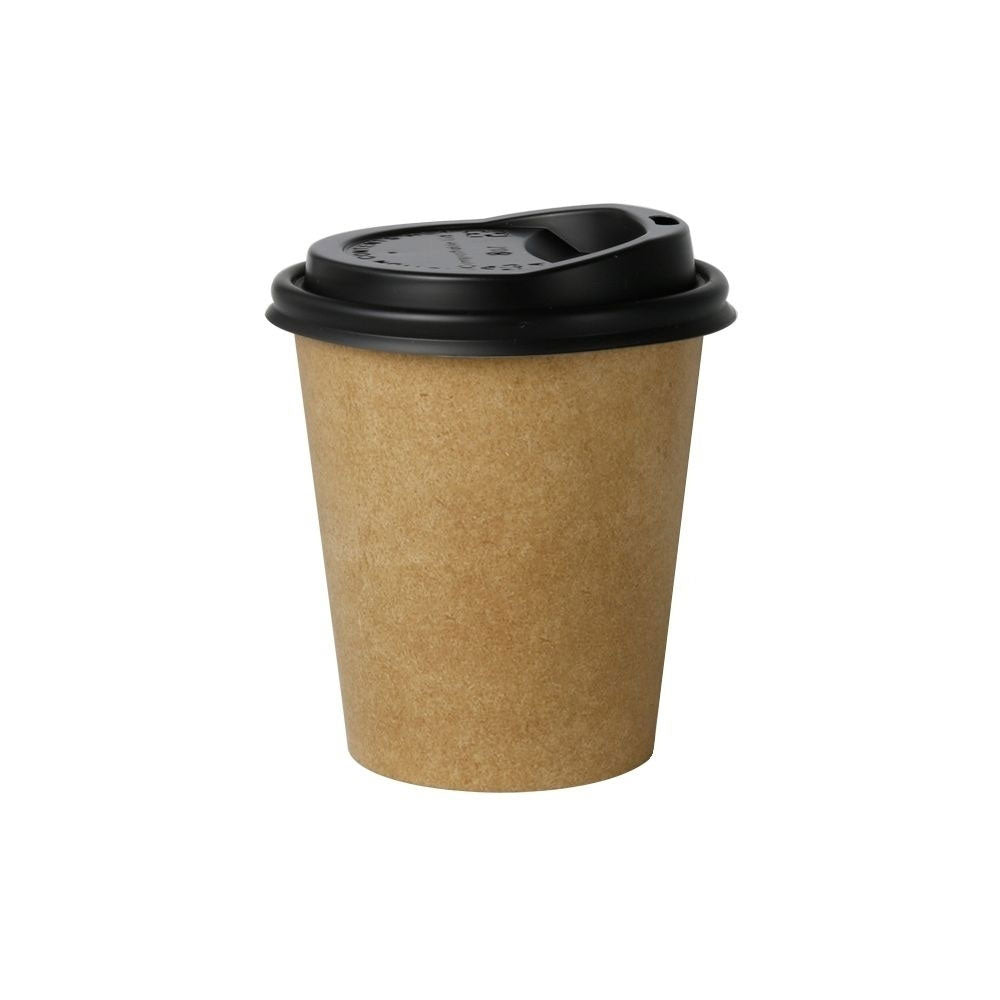 Becher Pappe 200 ml Ø 80 mm Braun - 1.000 Stk