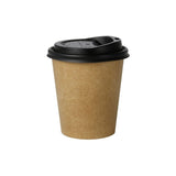 Becher Pappe 200 ml Ø 80 mm Braun - 1.000 Stk