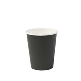 Cup Cardboard 200 ml Ø 80 mm Black (1000 pieces) [GB