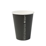 Becher Pappe 300 ml Ø 90 mm Schwarz - 1.000 Stk