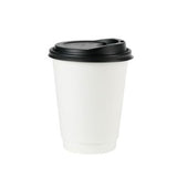 Doppelwandiger Becher Pappe 300 ml Ø 80 Weiß - 500 Stk