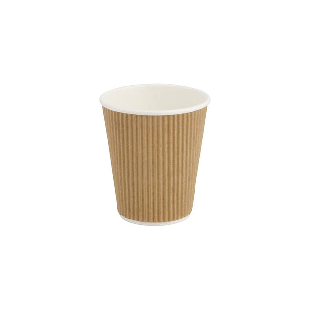 Fluted cup 250 ml Ø 90 mm Brown (500 pieces) [GB