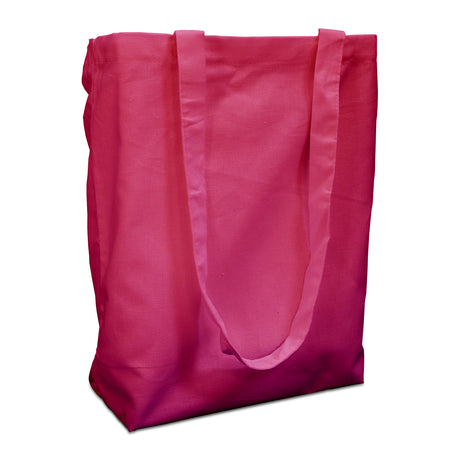 Cotton carrier bags 38x42cm with handle pink 38x42cm (250 pcs.) [FP