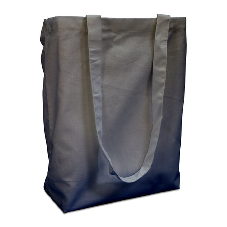 Cotton carrier bags 38x42cm with handle grey 38x42cm (250 pcs.) [FP