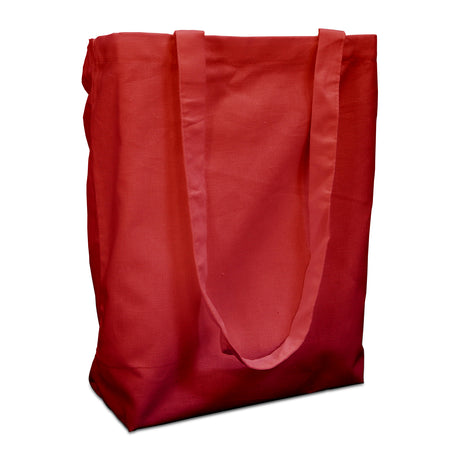 Cotton carrier bags 38x42cm with handle red 38x42cm (250 pcs.) [FP