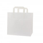 Take-Away-Taschen 320x215x270mm Weiß - 250 Stk