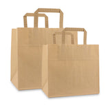 Take-Away-Taschen 26+170x250mm Braun - 250 Stk