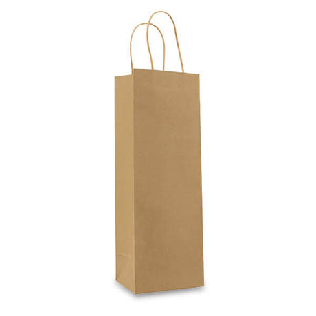 Wine bags 12+10x35cm Brown 