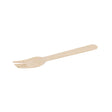 Forks wood 16 cm with organic coating (1000 pieces) [GB