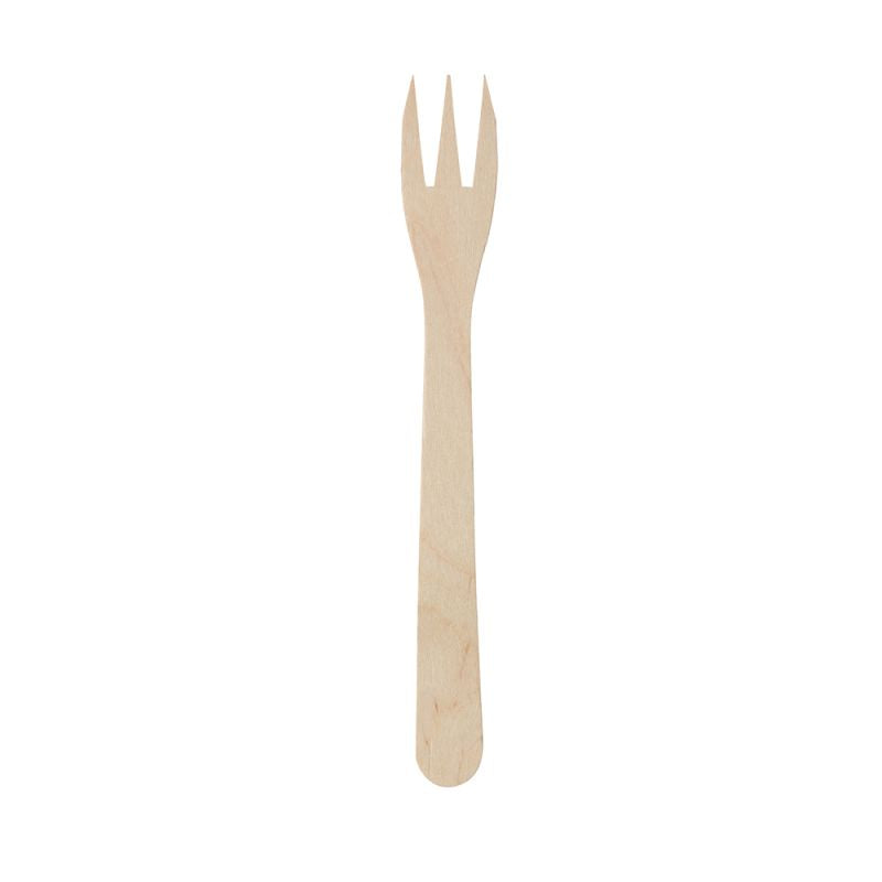 French Fries Forks Wood XL 17.5 cm Trident (10000 pieces) [GB