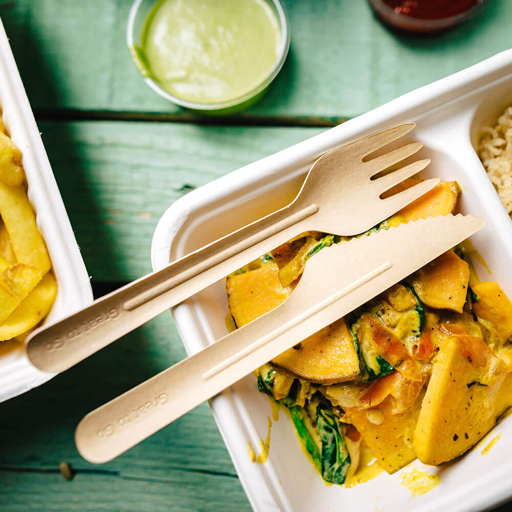 Gabel Papier 16,5 cm Braun - 1.000 Stk