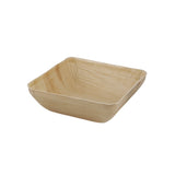 Schalen Palmware® 18x5x18 cm 800 ml, mit Deckeln quadratisch - 60 Stk