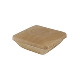 Schalen Palmware® 18x5x18 cm 800 ml, mit Deckeln quadratisch - 60 Stk