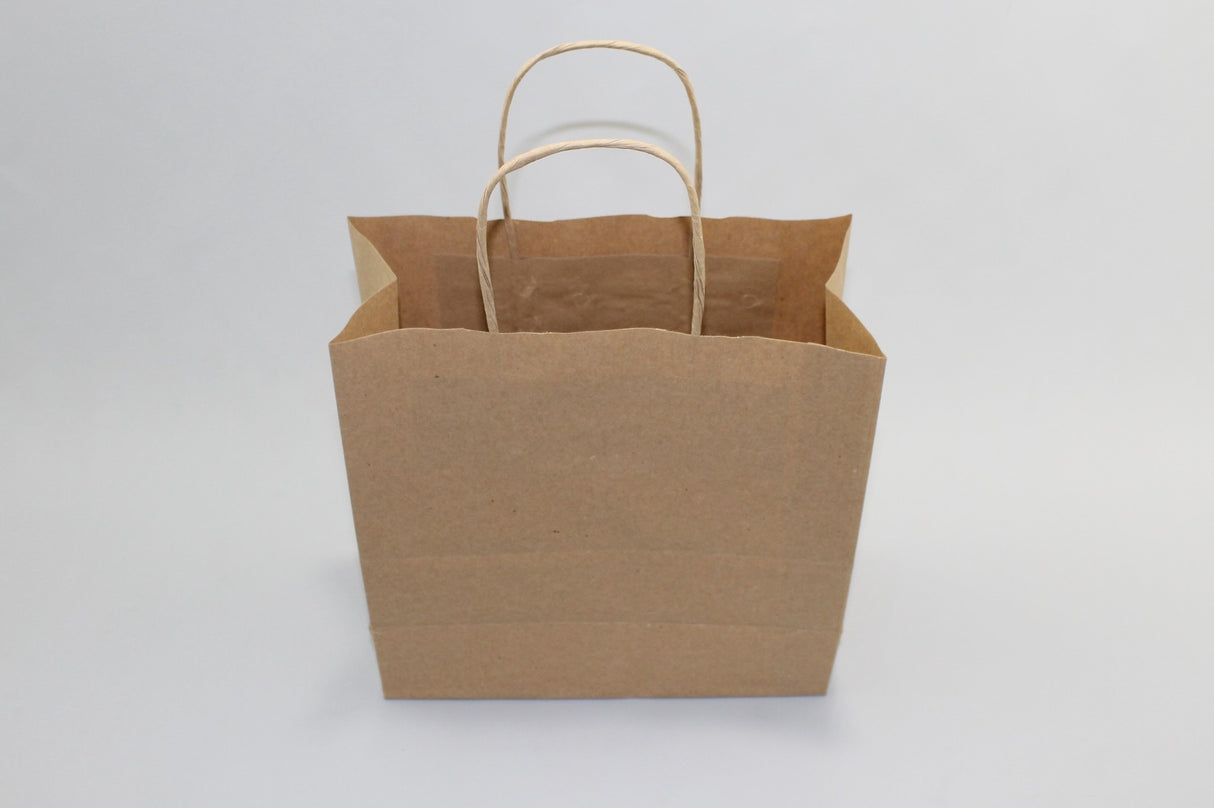 Papiertragetaschen Braun 320x120x410mm - 50 Stk
