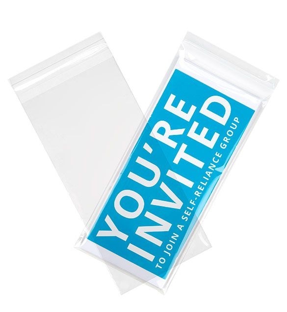 Umweltfreundliche Klappenbeutel Bioplastik 117x248mm Transparent - 100 Stk