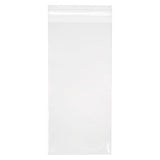 Umweltfreundliche Klappenbeutel Bioplastik 117x248mm Transparent - 100 Stk