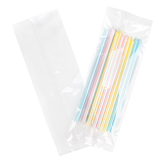 Umweltfreundliche Klappenbeutel Bioplastik 76x203mm - Premium - 100 Stk