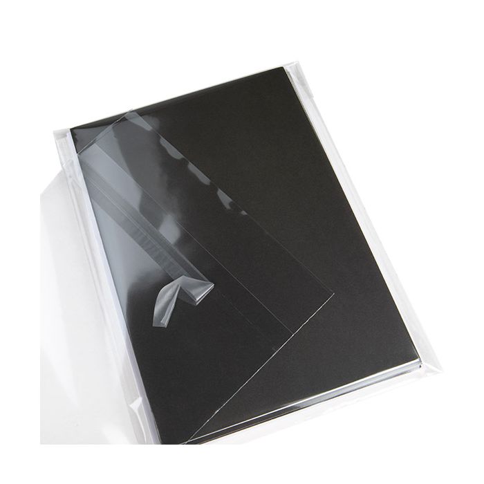 Öko Klappenbeutel | 148x191mm | mit Schutzverschluss - 100 Stk