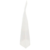 Öko Standbodenbeutel Kraft/Bioplastik Weiß 57 Gramm | 102x60x152mm - 100 Stk