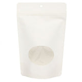 Öko Standbodenbeutel Kraft/Bioplastik Weiß 312 Gramm | 149x89x232mm - 100 Stk