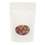 Öko Standbodenbeutel Kraft/Bioplastik Weiß 312 Gramm | 149x89x232mm - 100 Stk