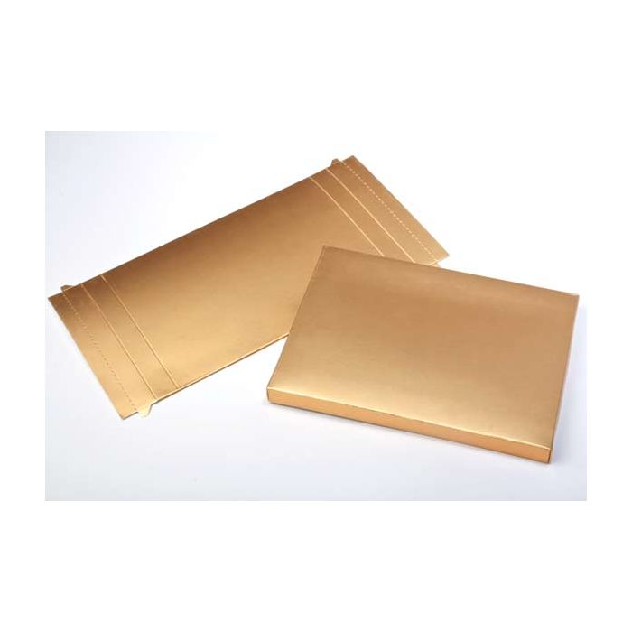Kraft Gift Boxes Gold 124x25x171mm 