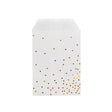 Paper Bags White with Gold Dots 76x127 mm 