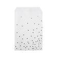 Paper Bags White with Silver Dots 127x203 mm 