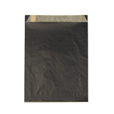 Fettabweisende Papierbeutel Schwarz 17,1x2,7x22,9cm - 100 Stück