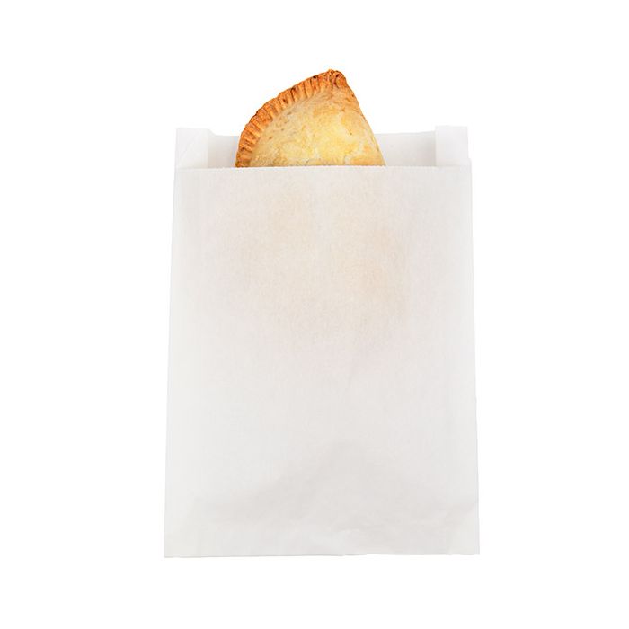 Greaseproof Bags White 140x29x191mm 