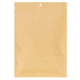 Eco flat kraft Paper Bags with bioplastic inside 85x105mm 