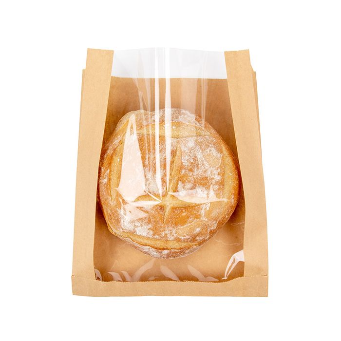 Klappenbeutel Kraftpapier 229x41x279 mm mit Seitenfalte - 100 Stk