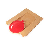 Klappenbeutel Kraftpapier 130x29x178 mm mit Seitenfalte - 100 Stk