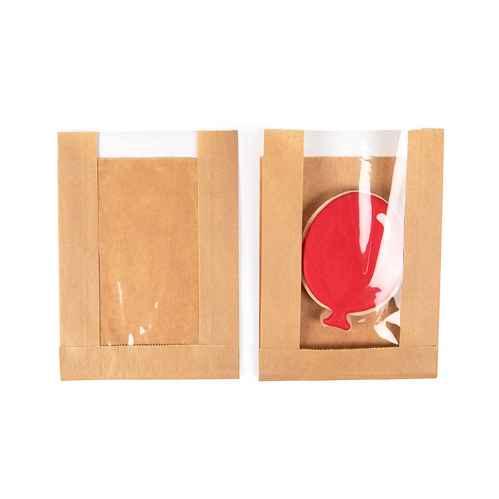 Klappenbeutel Kraftpapier 130x29x178 mm mit Seitenfalte - 100 Stk