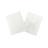 Klappenbeutel Kraftpapier Weiß Umweltfreundlich 76x102 mm Verschließbar - 100 Stk