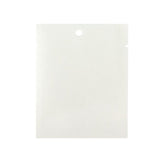 Klappenbeutel Kraftpapier Weiß Umweltfreundlich 76x102 mm Verschließbar - 100 Stk