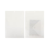 Klappenbeutel Kraftpapier Weiß Umweltfreundlich 152x229 mm Verschließbar - 100 Stk