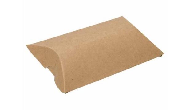 Kissenschachtel Kraftpapier 64x22x102mm - 25 Stk